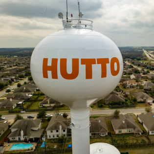 Landmark photo representing Hutto, TX, used on the service area page for Just Call Sarah. This image highlights the local reach of our trusted, professional house cleaning services for homeowners in Hutto and surrounding areas. 